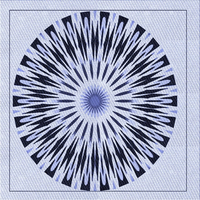 Ahgly Company Machine Washable Indoor Square Transitional Lavender Blue Area Rugs, 6' Square