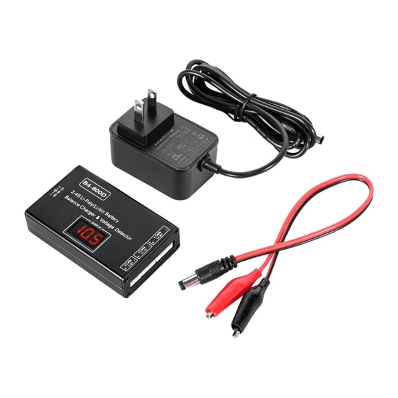 Dispositivo carga equilibrio para coches RC. Dispositivo carga para modelos coches RC. Suministros fáciles usar y eficientes para Negro