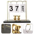 thumbnail image 1 of HEALEEP Desktop Perpetual Calendar Wood Perpetual Planner Calendar for Home Use 1Pcs, 1 of 5