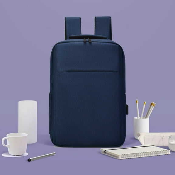 100Fens Laptop Backpack 15.3 Inch, Business Slim Laptop Travel Backpack With Usb Charging Port, Laptop Bag College Students for Men and Women