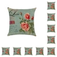 thumbnail image 1 of Toystoory Funda de almohada de flores decorativa y elegante para decoración del hogar, almohada decorativa suave y duradera kztym001-2 kztym001-2 10Conjunto, 1 of 6