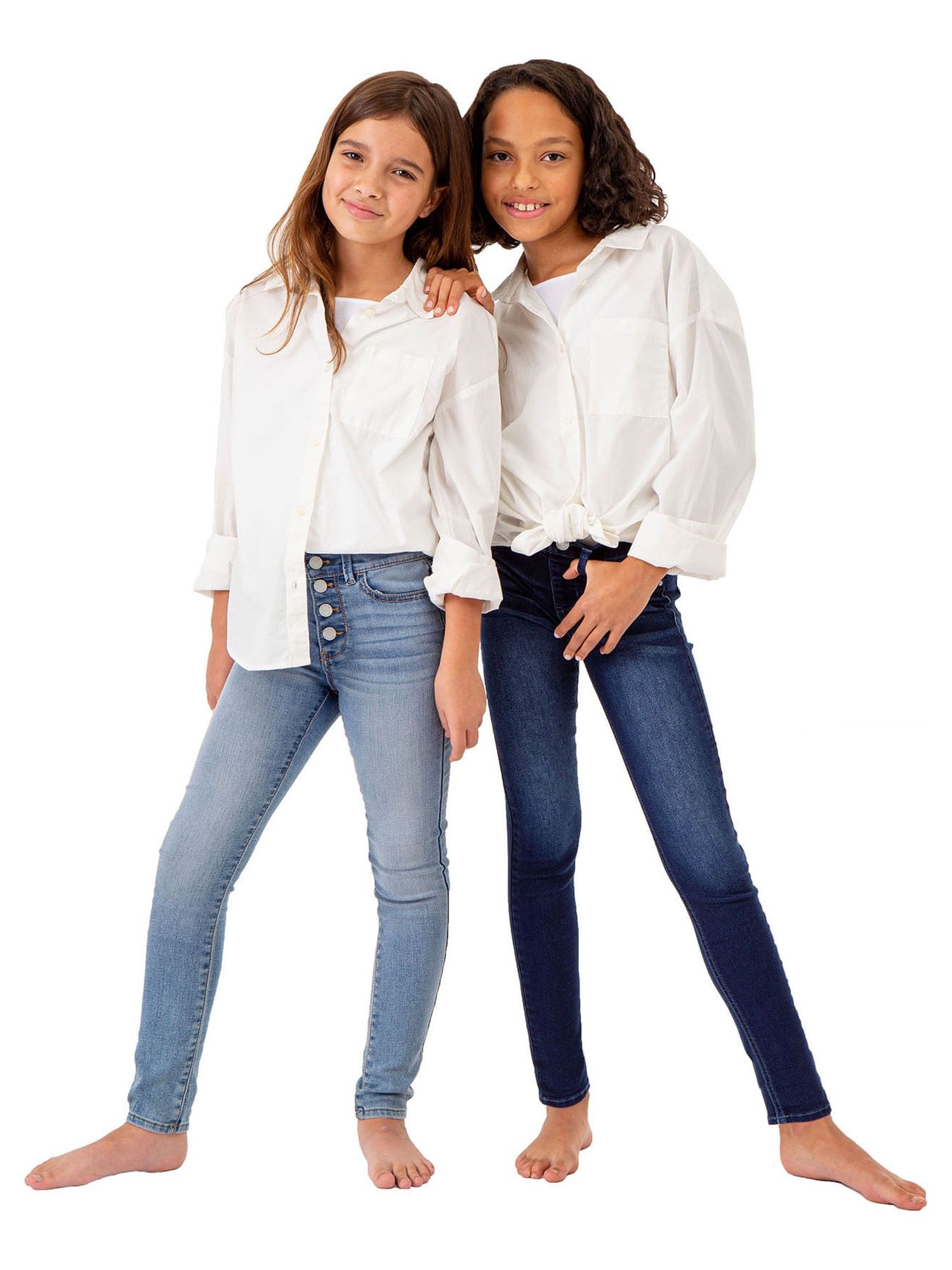 Jordache Girls Super Skinny High Rise Jeans, Sizes 5-18 & Slim - image 5 of 7