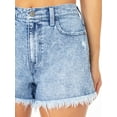 thumbnail image 4 of Celebrity Pink Juniors and Juniors Plus Ultra High Rise Fray Hem Denim Shorts, Sizes 1-24, 4 of 4