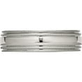 thumbnail image 3 of Stainless Steel Polished 6mm Grooved And Beaded Band (Size 8) Made In China sr95-8, 3 of 5