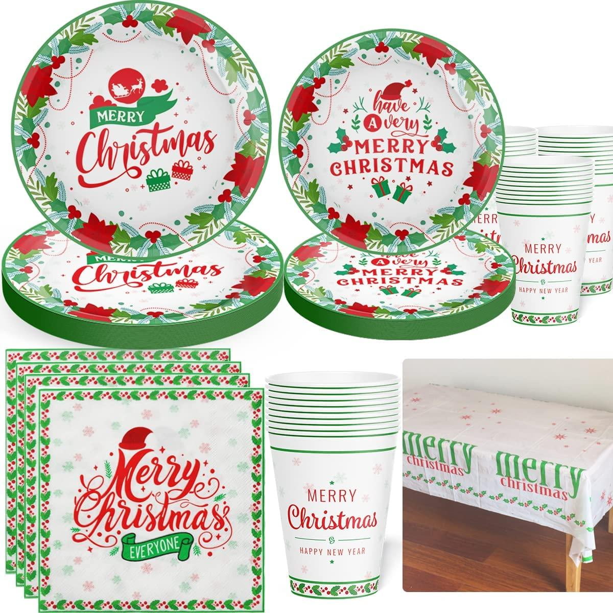 24 Disposable Christmas Gingerbread Party Cups 7 Oz 24 and 7 Paper Scallop  Shaped Saucer Plates Set…See more 24 Disposable Christmas Gingerbread