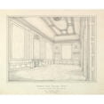 thumbnail image 3 of Henry Hodge 24x20 Black Modern Framed Museum Art Print Titled - Harcourt House Cavendish Square, the Dining Room (1880), 3 of 5