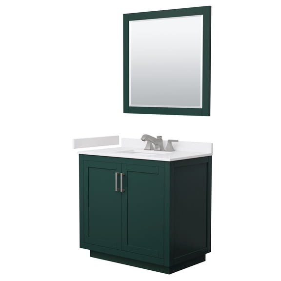 Wyndham Collection Wcf2929-36S-Vca-Us3m34 Miranda 36" Free Standing Single Basin Vanity