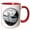 Red/White, variant on 3drose, State Quarter of Rhode Island (pd-us), 11oz Two-tone Red Mug