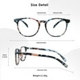 thumbnail image 2 of LifeArt Blue Light Blocking Sunglasses 3-Pack (Round Frame, No Magnification), 2 of 5