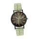 thumbnail image 1 of Reloj de pulsera para mujer, elegante, con correa de piel sintética, números arábigos sencillos, analógico, informal. Verde, 1 of 9