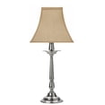 thumbnail image 2 of Tan Square Bell 8 Inch Candle Stick Replacement Lamp Shade, 2 of 2