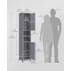 thumbnail image 5 of Mueble de baño VASAGLE, alto, con luces, 30 x 30 x 170 cm, color gris tórtola, 5 of 8