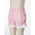 thumbnail image 5 of Miaeowve Kids Girls Bloomers Lace Trim Ruffled Shorts Pettipants Pumpkin Shorts Safety Pants Satin Pink 170, 5 of 7