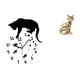 thumbnail image 1 of Reloj colgante con escultura de animal, arte artesanal, adorno, movimiento silencioso, reloj analógico sin tictac para sala de estar, , c, 1 of 8