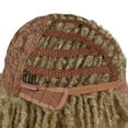thumbnail image 6 of Short Dreadlocks Wigs for Men Ombre Blonde Curly Braided Wig with Bangs, 6 of 7