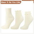 thumbnail image 3 of Bocaoying 15 Pairs Cute Ruffle Socks for Women, Lettuces Edge Crew Socks, Soft Cotton Frilly Socks, Cottagecore Coquette Girly Socks for Boots, Casual Daily Wear, 5-9.5, 3 of 8