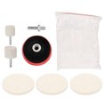 thumbnail image 1 of Loewten Buffing Wheel,Glass Polishing Kit,8PCS/Set Wool Buffing Polishing Wheel For Automotive Glass Watches Jewelry Processing, 1 of 8