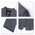 thumbnail image 5 of AZoiNM Women's Tailored Peplum Blazer One Button Stretch Polyester Work to Weekend, 5 of 7