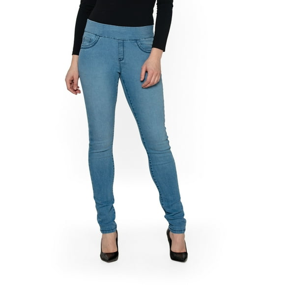Bluberry Women's Slim Leg Indigo light wash denim