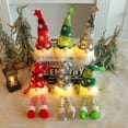 thumbnail image 3 of AmaMary 3Pcs Gnome Christmas Decoration 13" Swedish Tomte Christmas Gnome Plush Elf Doll Scandinavian Father Christmas Light Up with Lights Decoration Holiday Indoor Home Tabletop Decoration Gift, 3 of 5