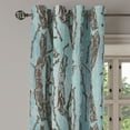 thumbnail image 3 of Ambesonne Grommet Curtain, , 50"x108", Cadet Blue Green Brown, 3 of 5