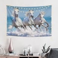 thumbnail image 2 of Xecao Horses Running Through The Water Print Tapestry, Wall Hanging Room Funny Decor, Backdrop Room Decor for Bedroom Living Room dormitory, 2 of 8