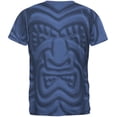 thumbnail image 2 of tiki god black face luau mens soft t shirt, 2 of 2