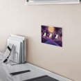 thumbnail image 5 of Yayeee Toggle Light Switch Wall Plate 2-Gang 4.56"x4.48" Decorative Outlet Cover, Night Purple Road, 5 of 7