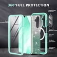 thumbnail image 3 of Casetego for Samsung Galaxy A16 5G Case,Compatible with MagSafe Full Body Shockproof with Built-in Screen Protector + Lens Protector Drop Protective Phone Cover,Green, 3 of 8