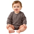 thumbnail image 5 of Kezqiaxn Newborn Onesies Crew Neck Long Sleeve Bodysuit Solid Color Cotton Rompers Fall Winter Baby Clothes 0-24Months, 5 of 7