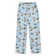 thumbnail image 2 of Mallard Ducks Leaves Pattern Pajama Pants Soft Lightweight Lounge Pants Bottoms Sleep Pants Warm Comfy, 2 of 9