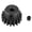 Black, variant on NFTIGB Steel Metal Motor Pinion Gear 17T 0.8 Module for HIMOTO E10MTL E10MT E10BP 1/10 RC Car Black Replacement Upgrade Part Durable Precision Milled Construction 3.175mm Shaft[cite: 1]