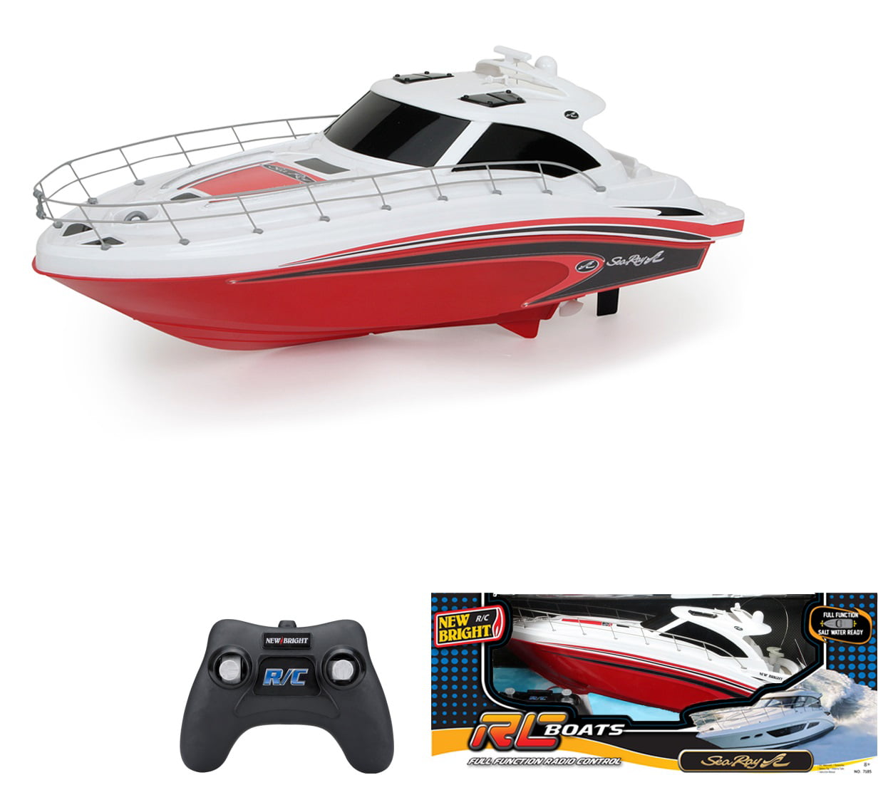 Full-Function Sea Ray Boat, Red 