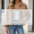 thumbnail image 3 of Jackets for Women Fashion Lapel Long Sleeve Full Zip with Pockets Solid Color Casual Jacket Outerwear Coat, 3 of 8