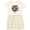 Natural with Stripes, variant on Inktastic Happy Birthday Daddy Party Girls Toddler Dress