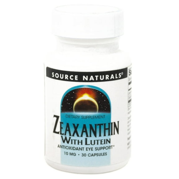 Source Naturals Zeaxanthin with Lutein 10mg By  - 30 Capsule