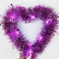 thumbnail image 5 of LED Light Heart Garland Valentine's/Wedding Romance Battery Operated Wreath with Timer Heart Picks for Wreaths Wreath for Window Christmas Wreath with Light Preserved Boxwood Wreaths Neutral Wreaths, 5 of 6