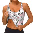 thumbnail image 3 of Fuzoiu Rose Flowers Print Women's Sports Vest,U-Back Sports Tank,Gym Vests,Athletic Sleeveless Shirts,Exercise Undershirts,Yoga, Gym, and Dance Wear-X-Large, 3 of 8