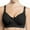 1_Black, variant on Bras for Womens,loopsun Woman's Fashion Plus Size Wire Free Comfortable Push Up Bra Underwear