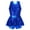 Royal Blue, variant on Sholeno Girls Sequins Jazz Latin Dance Dress Cutout X-Back Bowknot Ballet Gymnastic Leotard Red 8