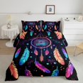 thumbnail image 1 of YST Hippie Dreamcatcher Bedding Sets, King, Boho Mandala, Colorful Polka Dots, 1 of 5