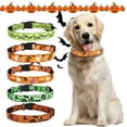 thumbnail image 2 of Pet Collar Exquisite Pattern - Wear Resistant, Quick Release, Adjustable, Bite-resistant, Decorative, Nylon, Halloween Ghost Spider Printed, Pet Neck Strap, Pet Supplies, 2 of 8