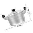 thumbnail image 2 of unbranded Olla De Cocina Multifuncional En Aluminio Para Ramen Con Asa Y Ajustada Para Uso, 2 of 6
