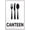 Warning Sign 4, variant on Canteen Metal Sign 8"x12" with Symbol - Aluminum UV Printed, 4 Pre-Drilled Holes for Car Business Home Office Indoor Outdoor Use, Sturdy Notice