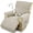 Beige, variant on Quilted Stretch Recliner Covers, Anti-Slip , Power Lift Recliner Sofa Covers with Storage Pockets & Elastic Straps, Furniture Protector