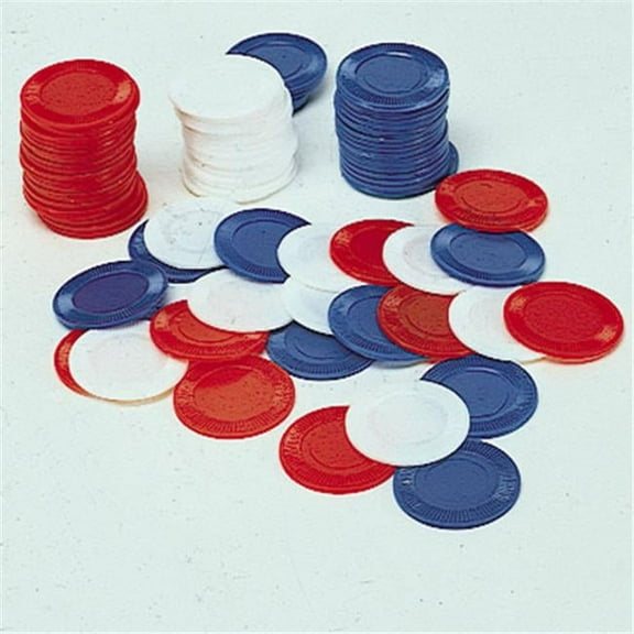 US Toy GA30-07 Blue Poker Chips - 100 Bag