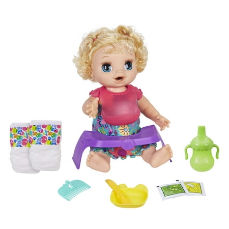 Baby Alive Step 'n Giggle Baby Blonde Hair Doll with Light-up Shoes
