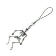 thumbnail image 2 of Skull Pendant With Movable Joints/ Skeleton Clip On Charm Shoe Charm Zipper Pull Purse Charm Weird Jewelry Accessories, 2 of 4