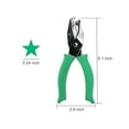 thumbnail image 2 of 1/6 Inch Square Shape Hole Puncher, Handheld Single Hole Paper Punch, One Hole Paper Punch for DIY Craft Paper Scrapbook Puncher Hand Tool, 2 of 10