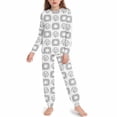 thumbnail image 6 of Cowsor Big Kids Boys Girls St Patrick's Day Creative Graffiti Print Long Sleeve Top Pants Set Cute Holiday Casual Outfit For 5-16 Years Old, 6 of 7
